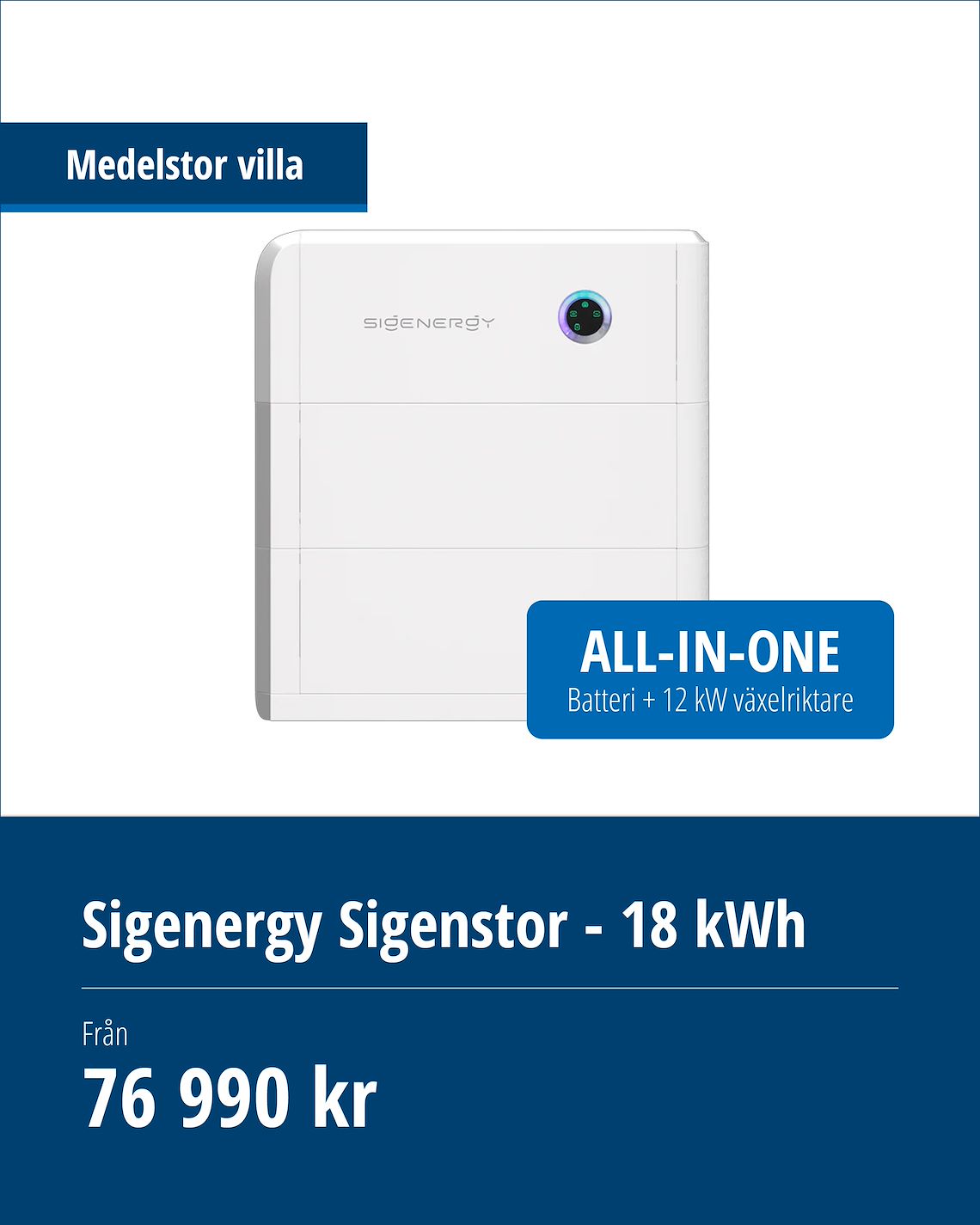 Sigenergy Sigenstor 18 kWh