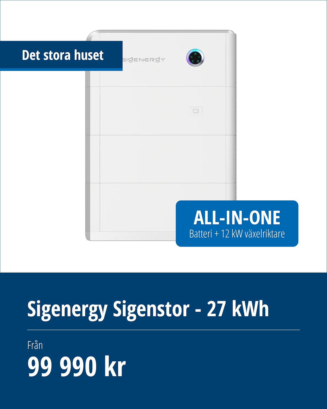 Sigenergy Sigenstor 27 kWh
