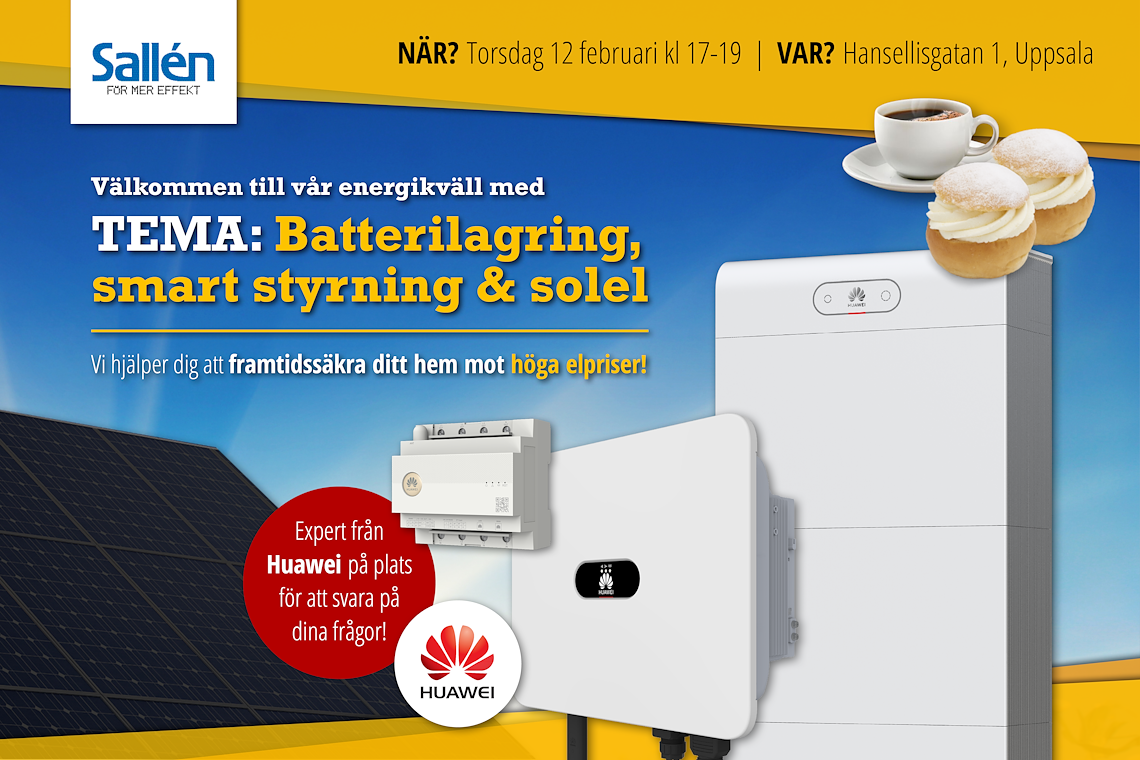 Energikväll 12 februari 2026 Välkommen till oss på Energikväll den 12 februari 2026 kl 17-19